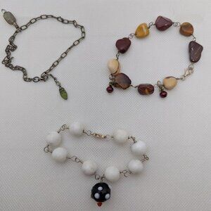 Set of 3 handmade bracelets